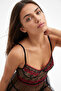 Black Heart Embroidered Capless Babydoll/Fantasy Nightgown Thmss26Ll00020 - 5