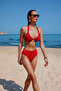 Kırmızı Yüksek Bel Hipster Basic Bikini Altı TBESS25BA00022