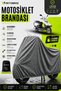 Motorcycle Tarpaulin Motor Cover Kuba Vn 50 Pro Compatible Thermoguard-X Gray Waterproof Uv Protected Motor Cover