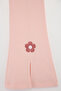 Pink Embroidered Knitted Top and Bottom Set Tkdss26Au00025 - 7