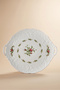 Vintage Rose Tray 35 cm Cream