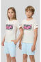 Ss Tee Kids' Beige T-Shirt - 405150-Ys141 - 4