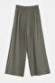 Khaki Jacket Collared Long Sleeve Shirt Top Elastic Waist Bottom Double Suit Tdrss26Au00068 - 8
