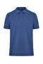 Indigo Regular/Normal Kesim Dokulu Polo Yaka T-Shirt TMNSS24PO00043 - 9