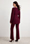Bordo Midi Boy Triko Alt - Üst Takım TWOAW25AU00027 - 3