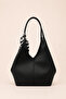 Women's Large Size Shoulder Bag with Scarf Detail, Large Volume, 2 Different Usage Tote Bags Elt07 - 6