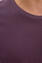 Unisex Slim Fit Slim Fit 100% Cotton Soft Textured Purple Crew Neck T-Shirt - 6