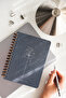 2026-2027 A5 Spiral-Bound Dirt and Water Resistant Academic Planner Smoked