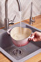 Love Cast Iron Enamelled Pot Pink 18 cm - 11