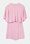 Pink Bat Sleeve Detailed Shorts Set Tdrss26Au00107 - 9