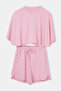 Pink Bat Sleeve Detailed Shorts Set Tdrss26Au00107 - 7