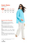 Women's Oversize Wide Cut Wrinkled Detail Long Sleeve Textured Turquoise Shirt - 3