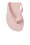 Women's Comfortable Sole Logo Detailed Flip-Flop Pink Slippers - 7