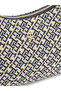 Th Icon Jacquard Navy Blue Women's Shoulder Bag - 2