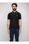 Gj Regular Fit Embroidered Short Sleeve Striped Detail Polo Collar Men's Multi-Color Polo T-Shirt m