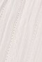 Women's White Scallop Collar Double-Breasted Flounce Dress with Tie Back - 6