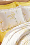 Loretta Yellow 100% Cotton Double Duvet Cover Set (PP) - 4