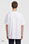 Men's White Cotton Pique Breathable Anti-Sweat Fabric Oversize Fit Comfortable Cut Crew Neck T-Shirt - 6