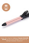 Rose Quartz 19 mm 210 Derece 6 Isı Ayarlı Kuvars Seramik Kaplama İnce Saç Maşası Pembe C450E - 2