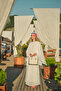 Women's Detailed Belted Suit White - 7