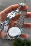 Men's Wristwatch Steel Band 3 Atm Waterproof Gift Bracelet with Calendar - 2