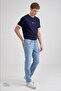 100% Cotton Relaxed Fit Comfortable Cut Crew Neck Logo Detailed T-Shirt - 4