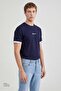 100% Cotton Relaxed Fit Comfortable Cut Crew Neck Logo Detailed T-Shirt