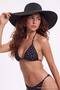 Black Straw Women's Hat TWOSS22SP00005