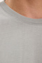 Men's Boxy Fit Loose Fit 100% Cotton Crew Neck Gray T-Shirt - 7