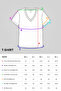 Women's White 100% Premium Cotton Soft Textured Anti-Sweat V-Neck T-Shirt - 3