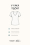Women's Brown 100% Cotton Soft Textured Anti-Sweat V-Neck T-Shirt - 6