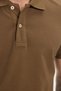 Men's Slim Fit Premium Series 100% Cotton Soft Texture Mercerized Brown Polo Collar T-Shirt - 4