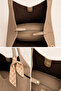 Women's Large Size Shoulder Bag with Scarf Detail, Large Volume, 2 Different Usage Tote Bags Elt07 - 5