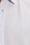 Men's Regular Fit Classic Cut Long Sleeve Muslin Fabric Blue Shirt - 6