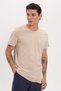 Unisex Slim Fit Slim Fit 100% Cotton Soft Textured Stone Crew Neck T-Shirt - 3