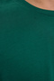 Unisex Slim Fit Slim Fit 100% Cotton Soft Textured Green Crew Neck T-Shirt - 7