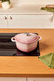 Love Cast Iron Enamelled Pot Pink 18 cm - 2