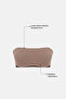 Invisible Hold up Laser Cut Non-Marking Gathering Strapless Bra - 2