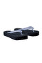Women's Comfortable Sole Leather Ck Pattern Daily Use Blue Slippers - 2