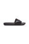 Men's Logo Detailed Comfortable Sole Black Slippers - 4