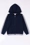 Unisex Kids 3-Piece Stripe Detailed Hooded Zipper Sweatshirt Set - 4