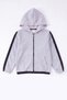 Unisex Kids 3-Piece Stripe Detailed Hooded Zipper Sweatshirt Set - 3