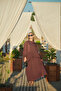 Women's Detailed Belted Suit Burgundy - 5
