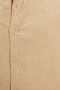 Men's Slim Fit Slim Fit Long Sleeve 100% Cotton Linen Texture Prevailing Collar Beige Shirt - 5