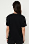 Women's Black 100% Premium Cotton Soft Textured Anti-Sweat V-Neck T-Shirt - 9