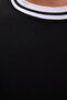 Men's Regular Fit Comfortable Cut Crew Neck 100% Cotton Black T-Shirt - 6