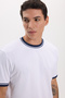 Men's Regular Fit Comfortable Cut Crew Neck 100% Cotton White T-Shirt - 3
