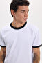 Men's Regular Fit Classic Cut 100% Cotton Short Sleeve Crew Neck White T-Shirt - 3
