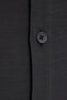 Men's Relax Fit Comfortable Cut Short Sleeve 100% Cotton Single Pocket Gray Shirt - 7
