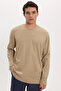 Unisex Relax Fit Comfortable Cut 100% Cotton Long Sleeve Crew Neck Black Basic Sweatshirt